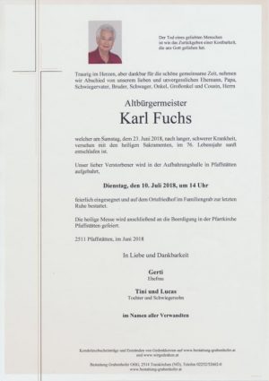 Portrait von FUCHS Karl
