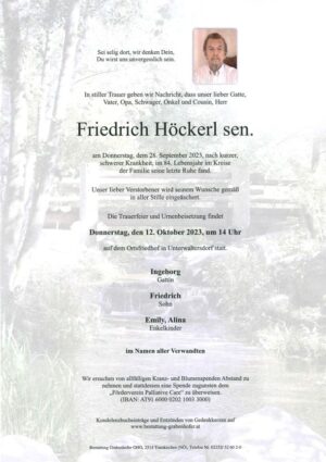 Portrait von HÖCKERL Friedrich