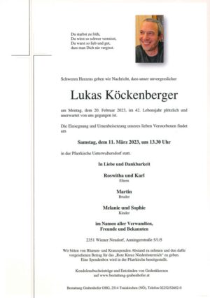 Portrait von KÖCKENBERGER Lukas