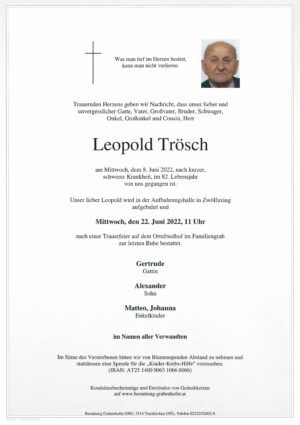 Portrait von TRÖSCH Leopold